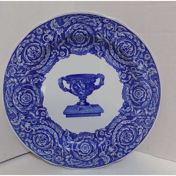 Vintage The Spode Blue Room Collection England "Warwick Vase" Dinner Plate - Picture 3 of 3